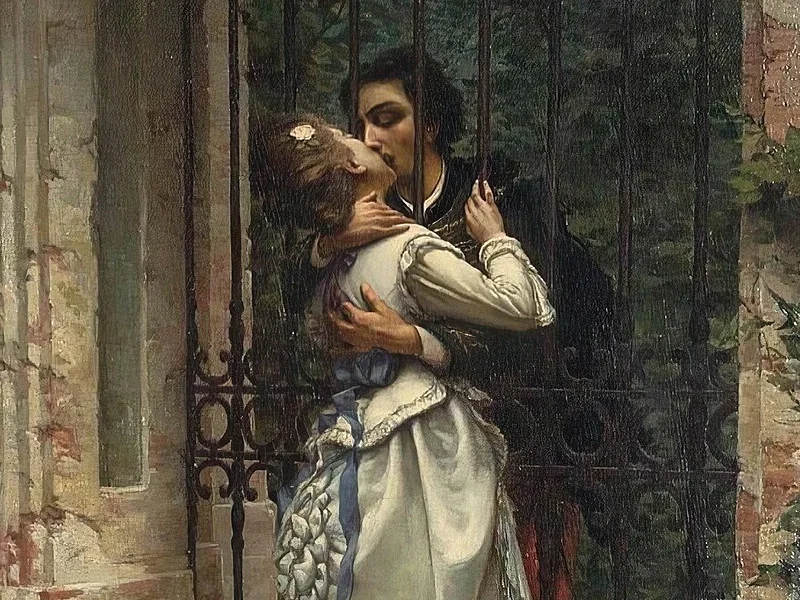 1842-Silvio Allason - Il bacio (1892)